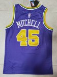 NBA 45 Mitchell Utah Jazz Violet